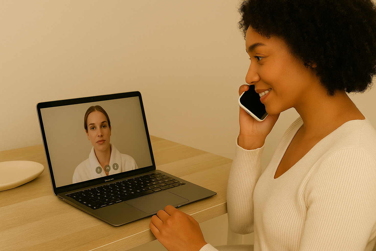 Video or call consultation